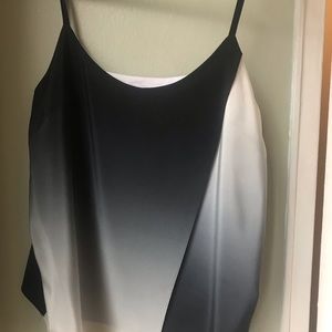 RED Valentino Silk Ombre Top